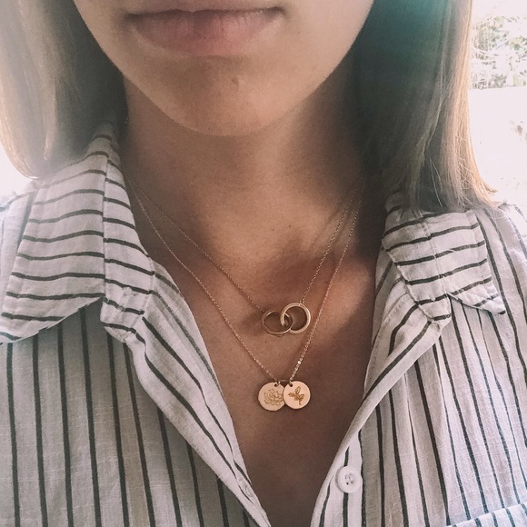 July Lotus Birth Flower Bohemian Charm Necklace - Picture 7 of 14